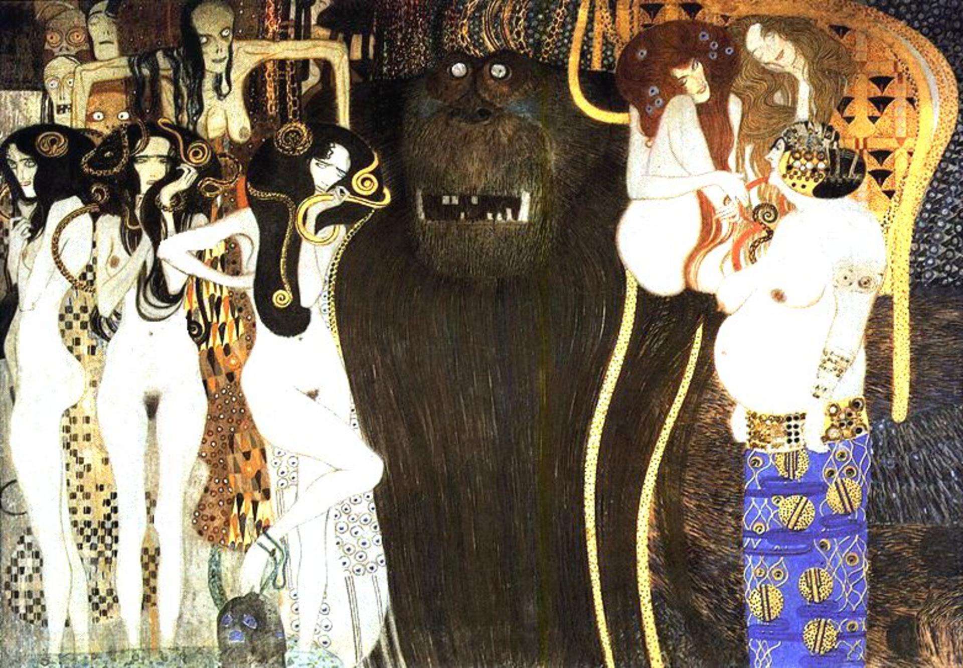 Gustav_Klimt_Beethoven_Frieze_-_Hostile_forces_-_1902_-_Secession_Building_Vienna (1)